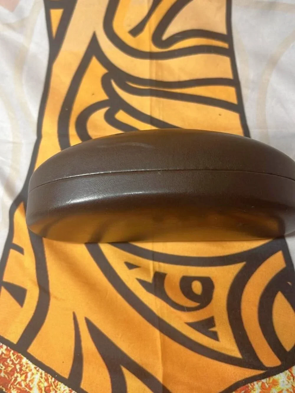 Michael Kors Hard Eyeglass / Sunglasses Case – Brown MK Logo Case